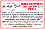 2026 Customer Favorites Tomato Bundle